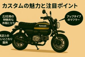 モンキー125　z2仕様カスタムの魅力と注目ポイント