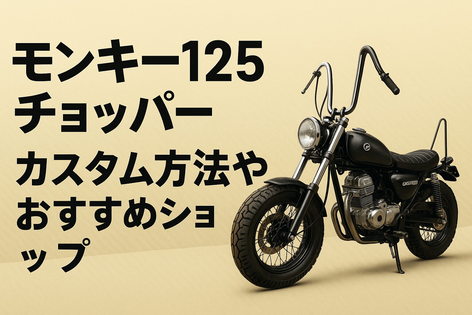 モンキー125　チョッパー　カスタム