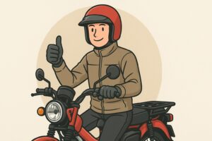 ハンターカブ　t-rev　向いているライダー