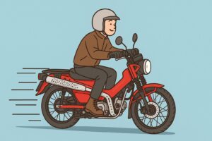 ハンターカブ　T-REV　装着による走行フィーリングの変化