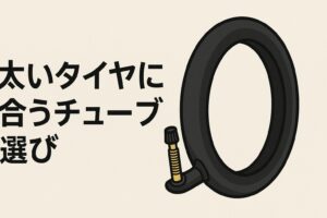 ハンターカブ 太いタイヤに合うチューブ選び