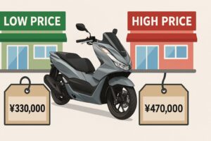 pcx125新車乗り出し価格　最安値最高値