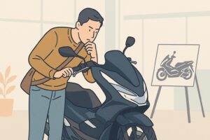 pcx125中古レッドバロン試乗現車確認