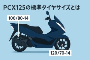 PCX125標準タイヤ