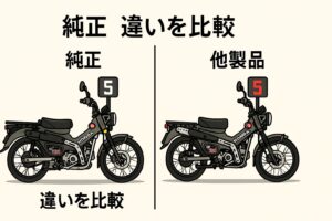 純正と他製品の違いを比較