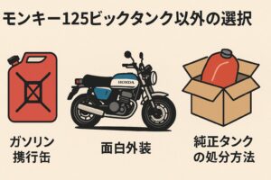 モンキー125のビッグタンク化以外の話